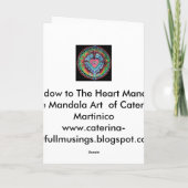 ウィンドウからハート カード (裏面)