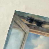 ウィンドウから海ブリーズウォーター色 | 沿岸 ビーチタオル (インサイチュ)