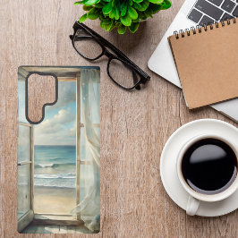 ウィンドウから海ブリーズウォーター色 | 沿岸 SAMSUNG GALAXY S22 ULTRAケース