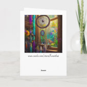 ウィンドウかわいらし内のドリームキャッチャー |恋しく思さんの友だち シーズンカード (裏面)