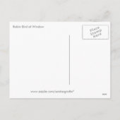 ウィンドウでロビンバード シーズンポストカード (裏面)