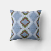 ウィンドウとつる植物抽象芸術 クッション (裏面)