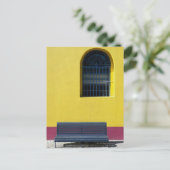 ウィンドウとベンチ ポストカード (スタンド正面)