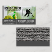 ウィンドウのクリーニング | カーペットクリーナー 名刺 (正面/裏面)