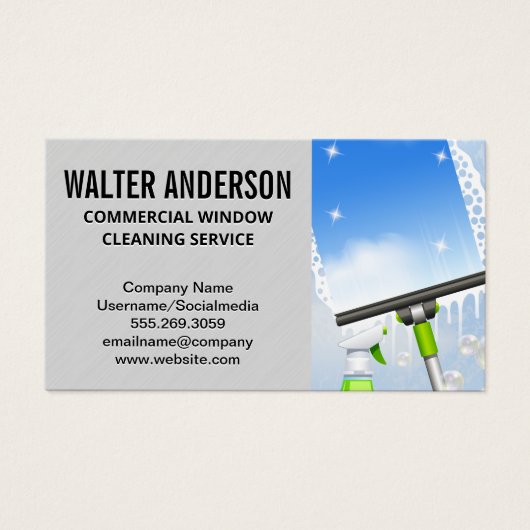 ウィンドウのクリーニング |シャボン玉スキージ (正面)