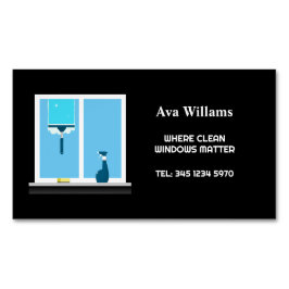 ✨ウィンドウのクリーニング マグネット名刺