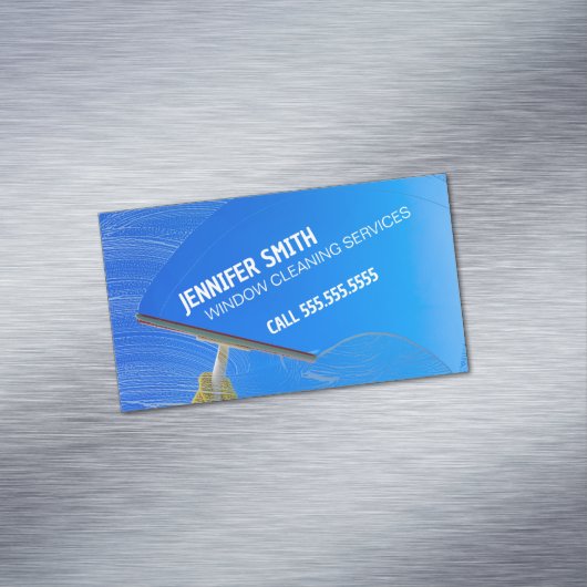 ウィンドウのクリーニング マグネット名刺 (インサイチュ)