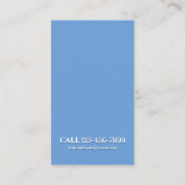 ウィンドウのクリーニング 名刺 (裏面)