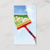 ウィンドウのクリーニング 名刺 (正面)