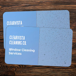 ウィンドウのクリーニング 名刺