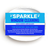 ウィンドウのクリーニング 名刺