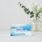 ウィンドウのクリーニング 名刺 (スタンド正面)