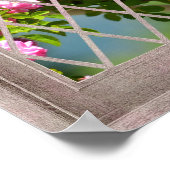 ウィンドウのバラ ポスター (角)