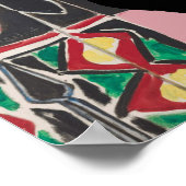 ウィンドウの下のキャッ感謝していト、編集文字 ポスター (角)