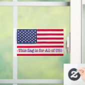 ウィンドウの固定"このフラグは全ての米国のために!メッセージ ウィンドウサイン (ホーム)