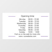 ウィンドウの固定 ウィンドウサイン (シート)