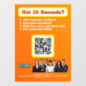 ウィンドウの固定 ウィンドウサイン (シート)