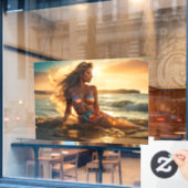 ウィンドウの固定 ウィンドウサイン (カフェ窓)