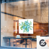 ウィンドウの固定 ウィンドウサイン (カフェ窓)