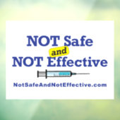 ウィンドウの固定 – 11 x 8" ウィンドウサイン (シート3)