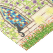 ウィンドウの子猫 テーブルクロス (アングル)