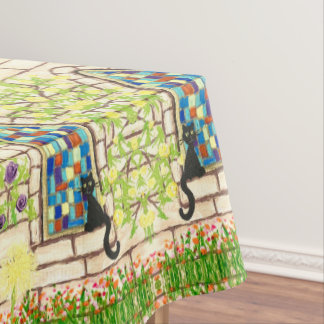 ウィンドウの子猫 テーブルクロス