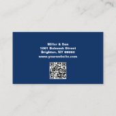 ウィンドウの洗浄とクリーニング 名刺 (裏面)