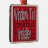 ウィンドウの濃淡インストーラーの並外れ メタルオーナメント (右)