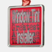 ウィンドウの濃淡インストーラーの並外れ メタルオーナメント (左)