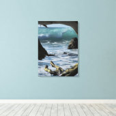 ウィンドウの自然 キャンバスプリント (インサイチュ (ウッドフロア))