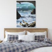 ウィンドウの自然 キャンバスプリント (インサイチュ (寝室))