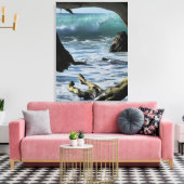 ウィンドウの自然 キャンバスプリント (インサイチュ (リビング))