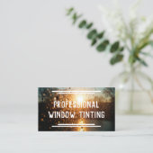 ウィンドウの色付け 名刺 (スタンド正面)