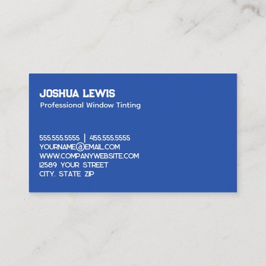 ウィンドウの色付け 名刺 (裏面)