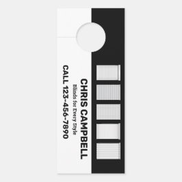 ウィンドウの覆い ドアノブサイン