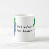 ウィンドウの雪だるま コーヒーマグカップ (中央)