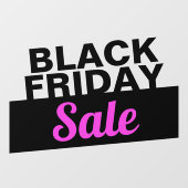 ウィンドウの黒い金曜のサインウィモダンンドウが固定 ウィンドウサイン (シート)