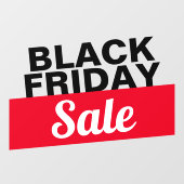 ウィンドウの黒い金曜のサインウィモダンンドウが固定 ウィンドウサイン (シート)