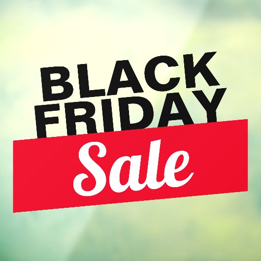 ウィンドウの黒い金曜のサインウィモダンンドウが固定 ウィンドウサイン (シート3)