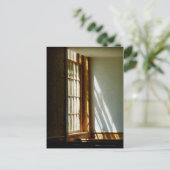 ウィンドウを通るSunストリーミング ポストカード (スタンド正面)