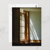 ウィンドウを通るSunストリーミング ポストカード (正面/裏面)