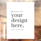 ウィンドウを閉じるデザインのアップロード18" x 24"記号 ウィンドウサイン (シート2)