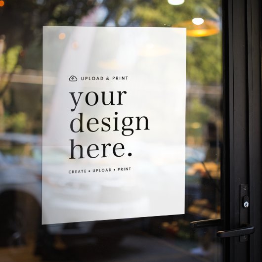 ウィンドウを閉じるデザインのアップロード18" x 24"記号 ウィンドウサイン