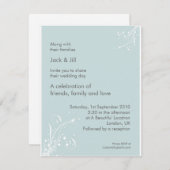 ウィンドウィスパー（シー・フォーム） 4.25x5.25 招待状 (正面/裏面)