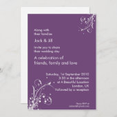 ウィンドウィスプ（ぶどう） 5x7 招待状 (正面/裏面)