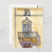 ウィンドウイタリアン。オリジナルアートバイスヴェタミハレヴィチ ポストカード (正面/裏面)