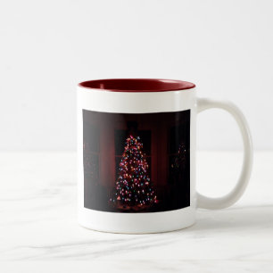 ウィンドウイメージのクリスマスツリー ツートーンマグカップ