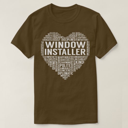 ウィンドウインストーラハート Tシャツ (デザイン正面)