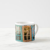 ウィンドウカラフルフレーム エスプレッソカップ (正面右)