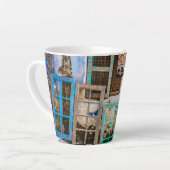 ウィンドウカラフルフレーム カフェラテマグ (左アングル)